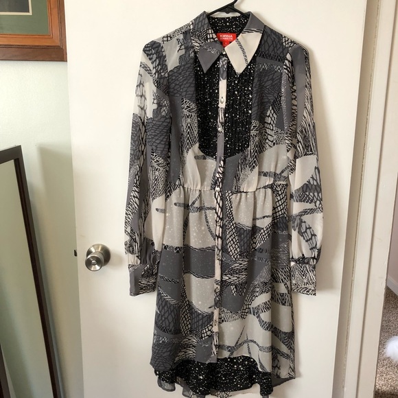 Kirna Zabete for Target chiffon shirt dress - Picture 4 of 5